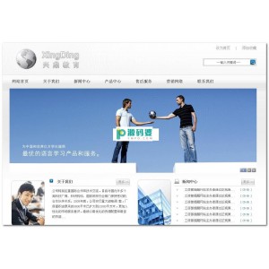 高档精致银灰色企业通用型网站源码  v1.0