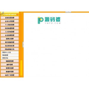 黄色动网风格后台模板